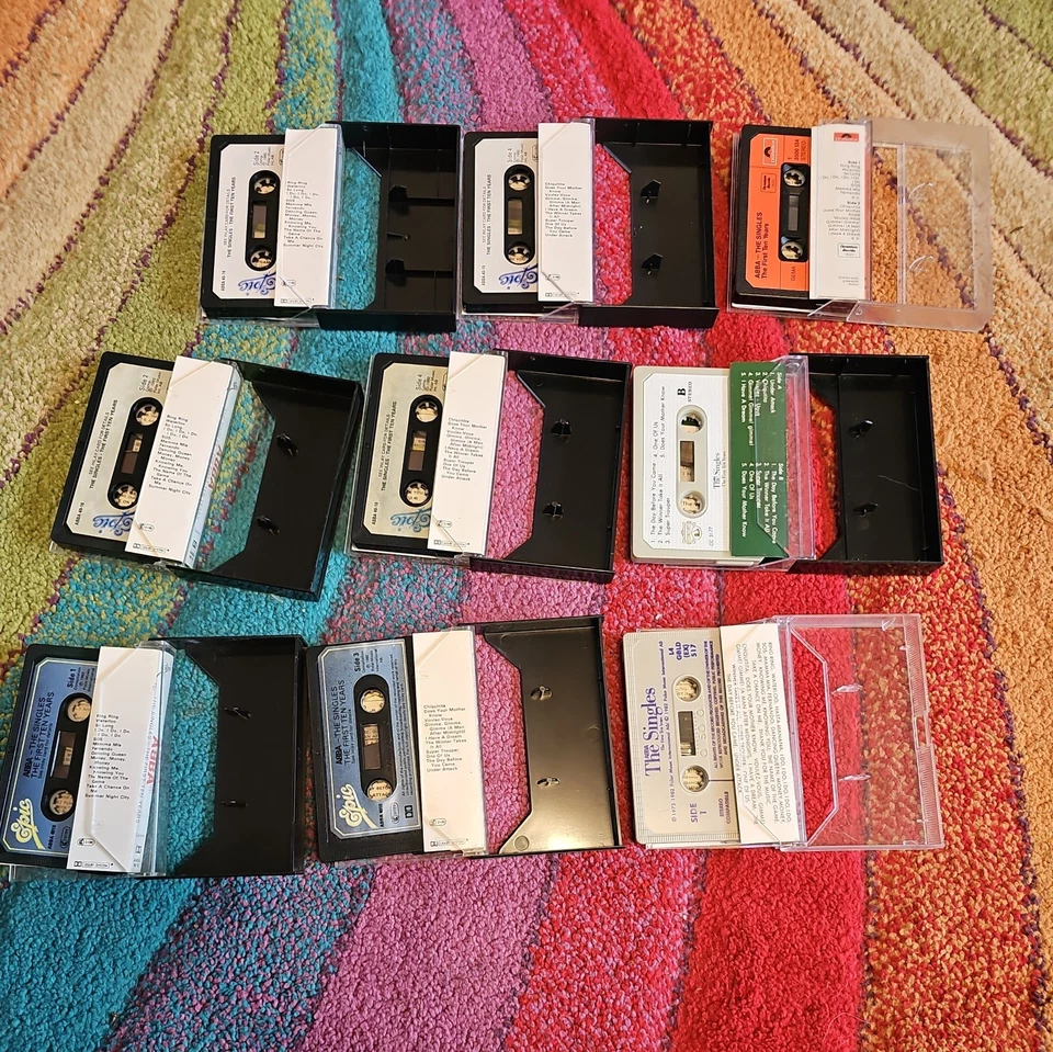 ABBA - The Singles the first ten Years 1982 Cassette Album X9 Different Countrys - Image 2 of 4