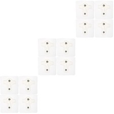 3 Pieces Self Sticking Hooks Adhesive for Painted Walls Screw Hole Sticker
