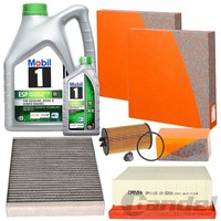 Filterset INSPEKTIONSPAKET+5L Castrol 5W30 C3 Passend FüR Opel Mokka/X 1.4 1.6
