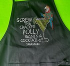 🦜🍸 FUN NOVELTY APRON ‘SCREW THE CRACKER POLLY WANTS A COCKTAIL NWOT 🍸🦜 — photo 3