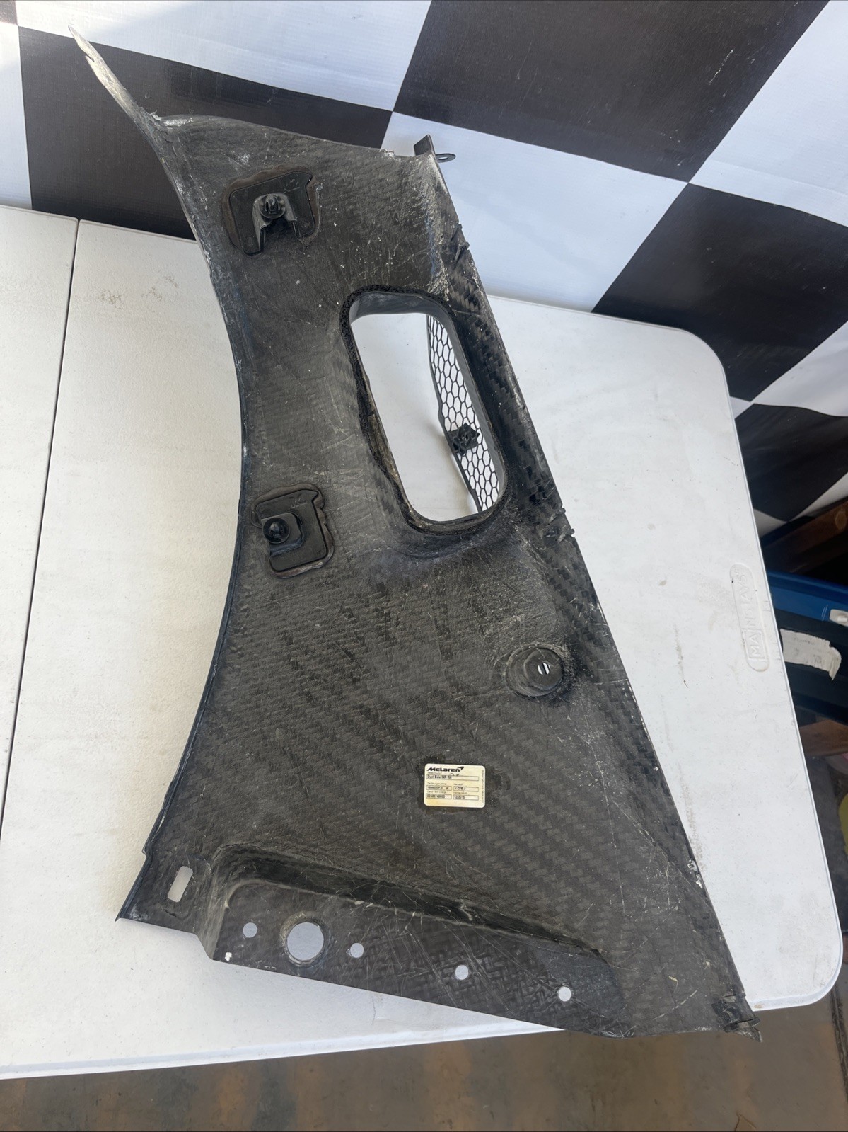2015 - 2019 Mclaren 600LT Right Rear Carbon Panel Molding Used Oem 13A4622CP