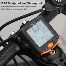 WIRELESS LCD BIKE COMPUTER SPEEDO ODOMETER WATERPROOF SPEEDOMETER CYCLE BICYCLE