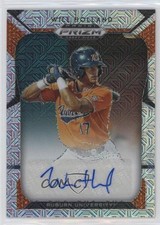 2019 Panini Prizm Draft Picks Auto Mojo Prizm 47/49 Will Holland #52 Auto 13st