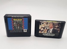 Vintage Sega Genesis Mike Ditka Power Football & Pat Riley Basketball Game Lot