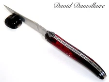 Laguiole Karelian birch chiseled by David DAUVILLAIRE