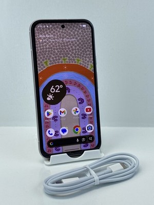 Google Pixel 8a GKV4X 128GB Porcelain GSM Unlocked device Immaculate condition