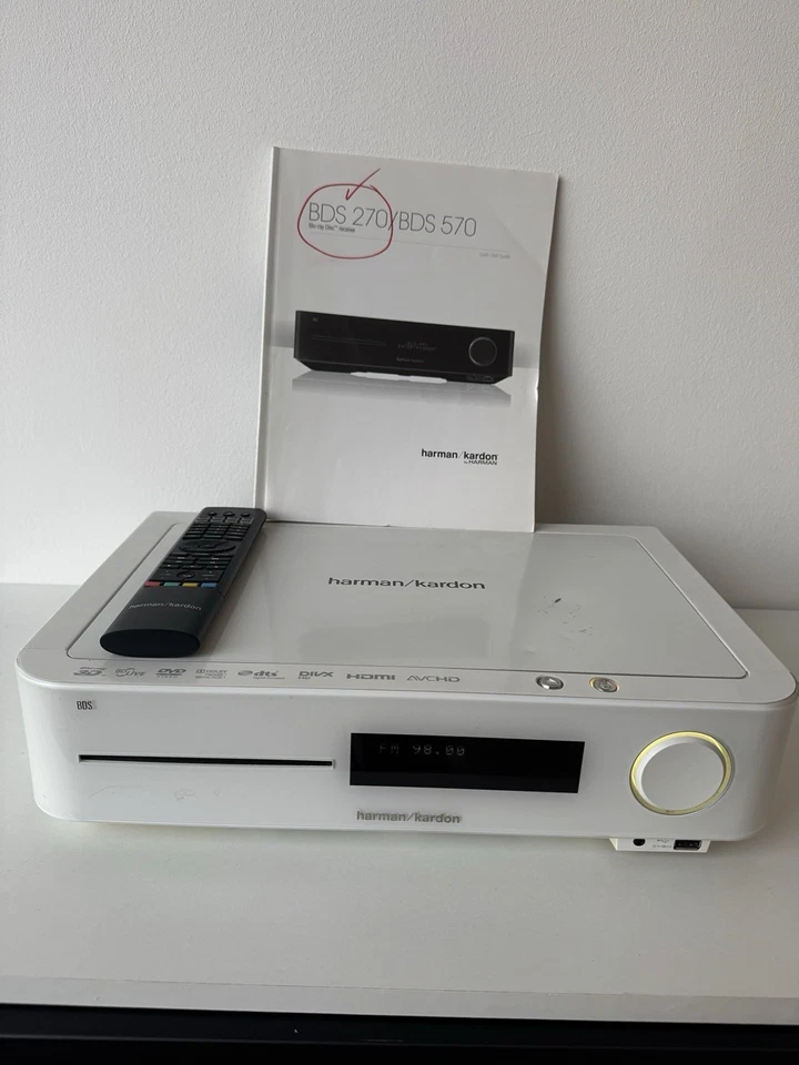Harman/Kardon BDS 270 Bluray-HDMI-USB- 2.1 Heimkino Receiver  + Fernbedienung
