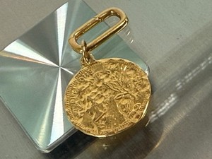 Authentic Mayamar (24K Gold Plated) Choice of MOTIF Enhancer Pendant Charm COIN (NEW)