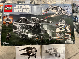 LEGO Star Wars 75348 Mandalorian Fang Fighter vs TIE Interceptor *OPENED BOX*