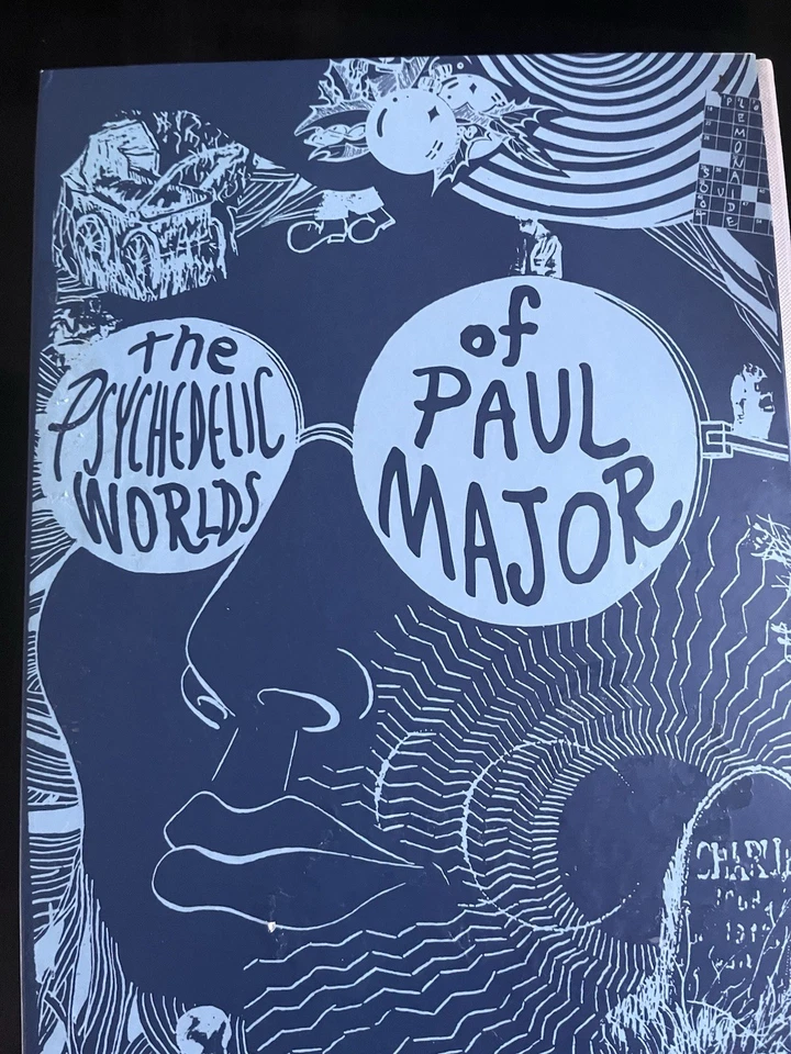 Feel the Music The Psychedelic Worlds of Paul Major 1st Ed Book W/ Vinyl Record Foto 3 de 3