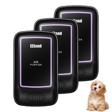 Air Ionizers for Home 3 Pack   Plug in Air Purifier for Home  Cat Litte