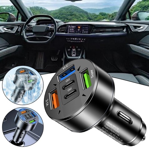 Advanced Safety Multi Port Car Charger Designed for Family Travel Needs - Zdjęcie 24 z 24