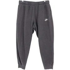 Nike Men's Club Fleece Joggers Sweatpants Gray Size XL Casual Athleisure Sporty