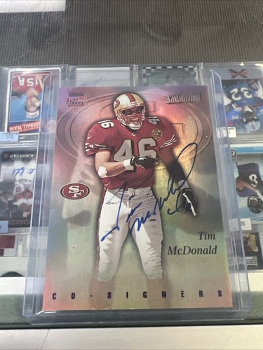 1997 Stadium Club Co-Signers Darrell Green Tim McDonald #CO91 Auto HOF - Picture 2 of 2