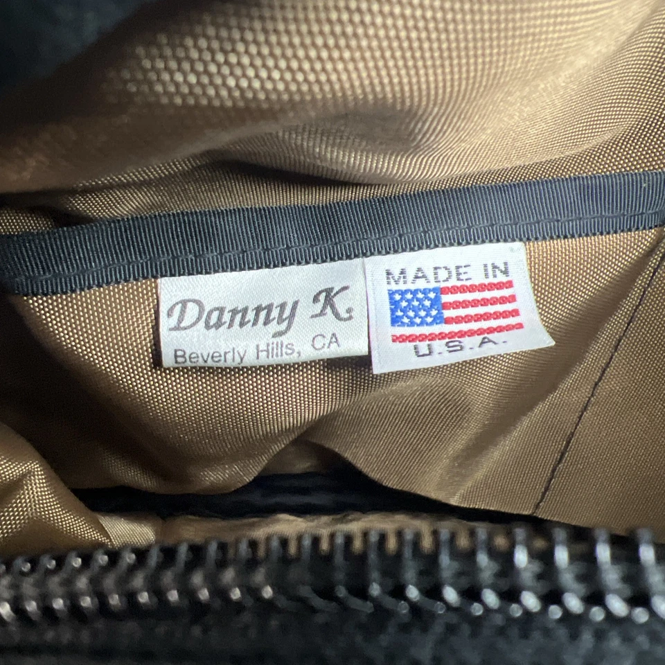 Vintage Danny K Beverly Hills Boho Tapestry Crossbody Handbag Brown - Image 3 of 4