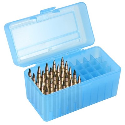 Munitionsbox Kunststoff Stapelbar Aufbewahrung Munitionskiste,blau50 Schuss16...