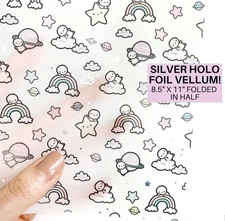 Twinkle Twinkle Emoti Vellum Paper Foiled The Coffee Monsterz Co TCMC