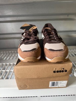 Diadora N9002 Warm Sand Java Brown Suede Sneakers Mens US 8 New