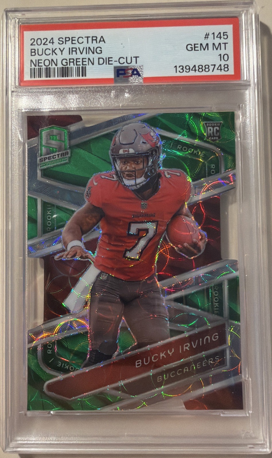 Bucky Irving Panini Spectra #145 Universal Die-Cut