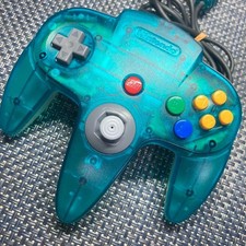 Full Maintenance Nintendo 64 Controller Clear Blue