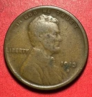 1913S US LINCOLN Cent! "San Francisco" Mint! Lower Mintage! Very Good! Old Coin