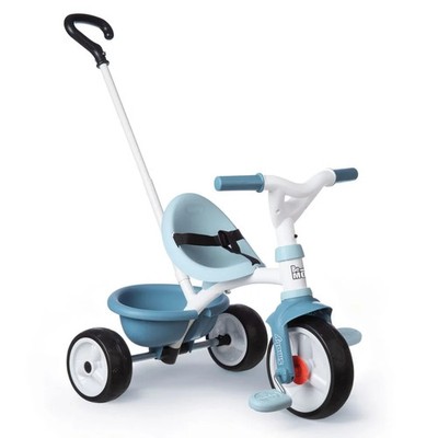 Smoby 2-in-1 Baby-Dreirad Be Move Blau   3-in-1 Spaß für Kleinkinder