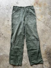 Original WW2 USMC HBT Pants Marine Herringbone Twill Size 28x38 13 Star True VTG