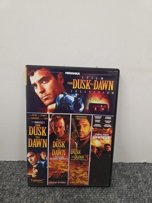 From Dusk Till Dawn Collection (DVD, 2011, 2 Discs) 1,2,3 & Full Tilt Boogie VGC
