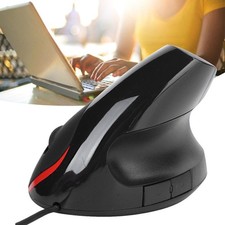Optical Vertical Mouse Ergonomic Rechargeable USB Receiver ABS Office Wired
