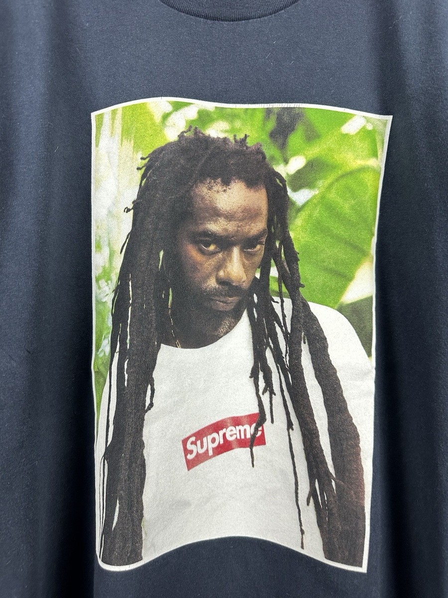 Supreme Buju Banton Tee Black T Shirt Sz L-XL | eBay