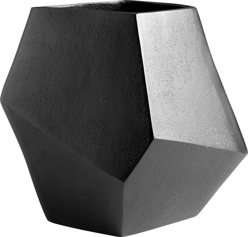 Vase CYAN DESIGN OCTAVE Large Graphite Aluminum - Picture 1 of 3