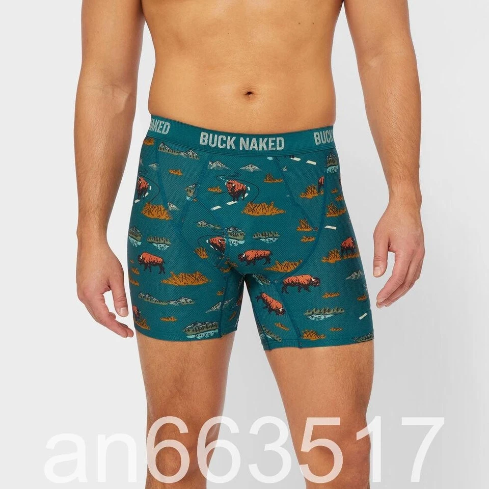 ЛУЧШАЯ ЦЕНА!!! Мужские трусы-боксеры Buck с обнаженным узором - купите 3, получите 1 бесплатно случайный выбор - Изображение 2 из 4