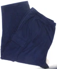 KingSize Men's Big & Tall Fleece Cargo Sweatpants, Navy Blue, Size 4XL BIG, NWOT
