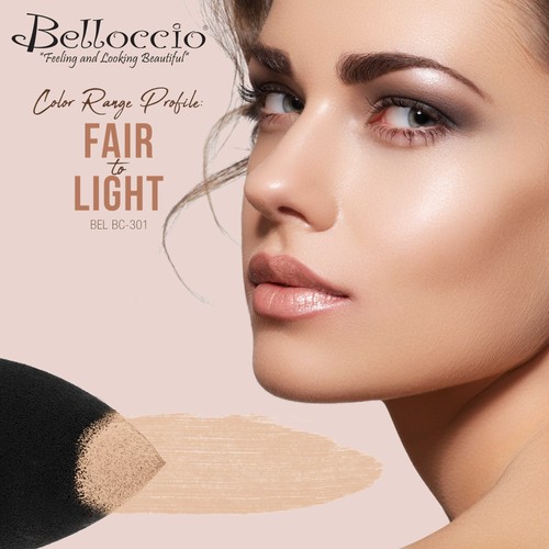 Belloccio Fair Shade Cosmetic Makeup Concealer Conceal Under Airbrush Foundation - Picture 3 of 5