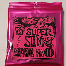Ernie Ball Super Slinky 2223 Nickel Plated Steel Electric Strings 9-42