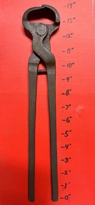 Vintage Enderls E10  14  Horse Hoof Clippers Never Used Working and Weathered