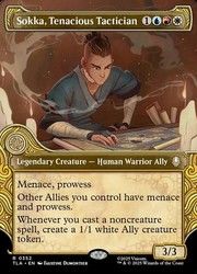Sokka, Tenacious Tactician (Showcase) Foil #352 Avatar: The Last Airbender
