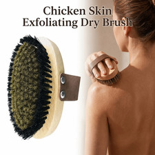 Bristle Copper Wire Brush Wood Meridian Massage Brush  Women