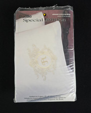 Bucilla Special Edition Monogram Pillowcase Pair 64535 New Open Package