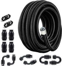 AN6 Fuel Line PTFE Nylon Braided E85 20FT Hose