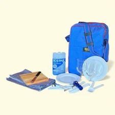 90s Picnic Time Insulated Lunch Pak for Two PP2L with Multiple Pockets NWT