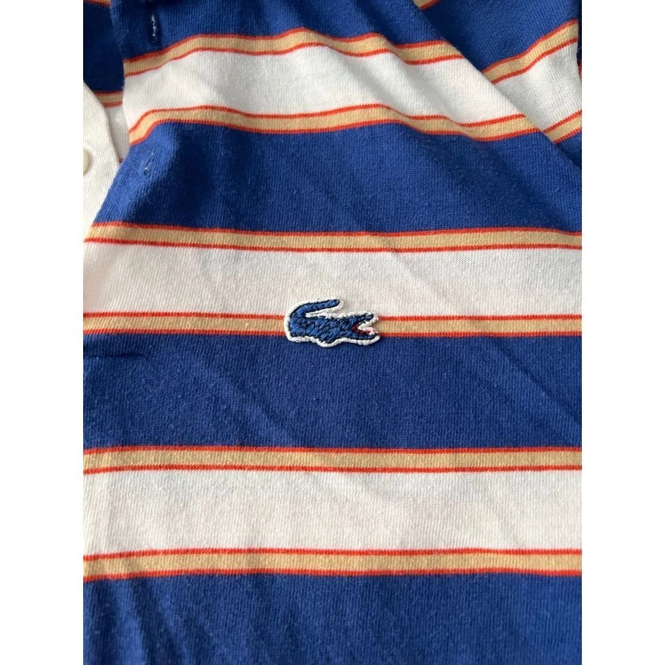 Boys izod lacotse polo shirt, blue orange tan white size 18 - Image 3 of 4