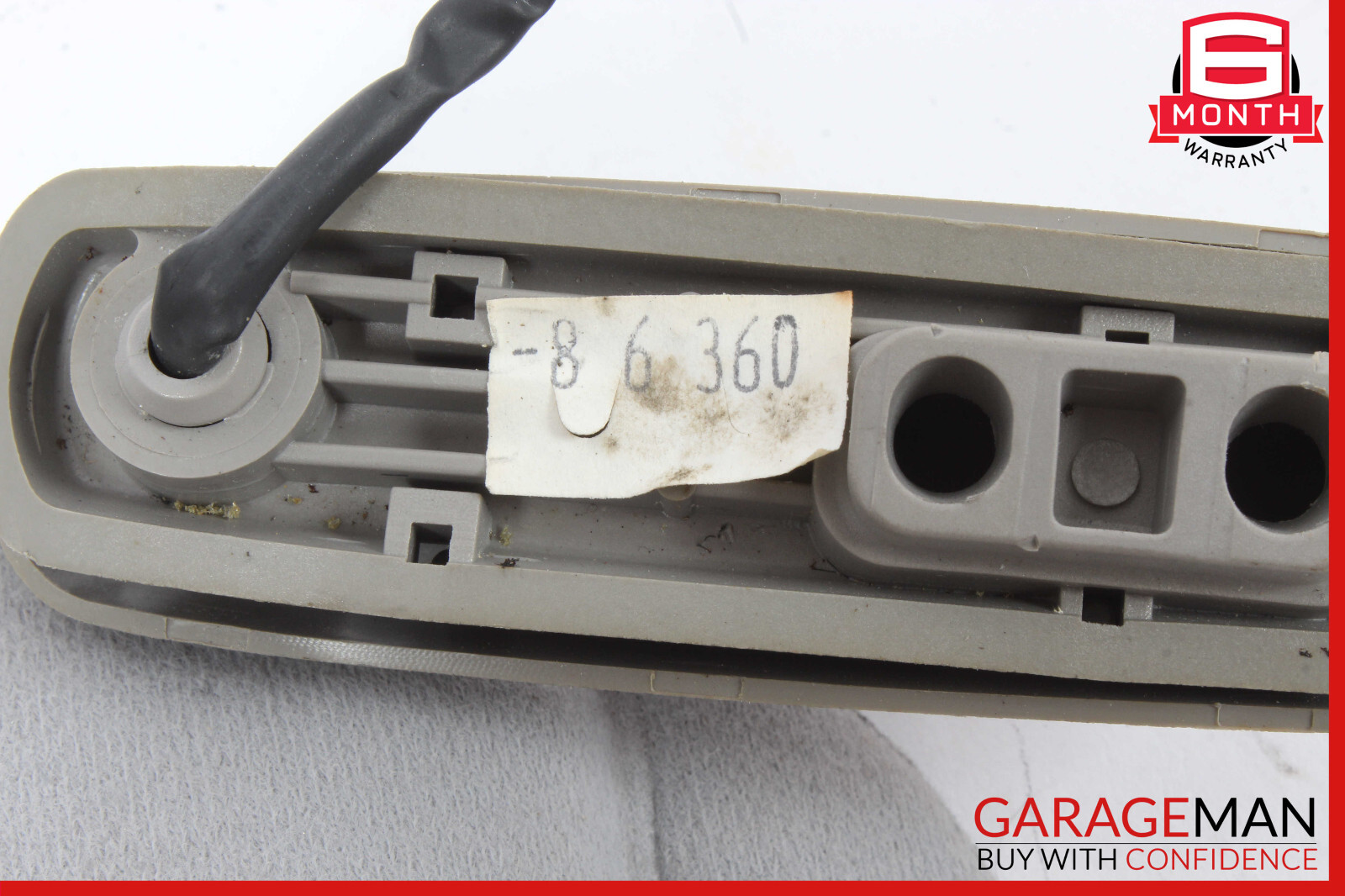 03-18 Maserati Quattroporte M139 Right Side Sun Visor Shade Suede OEM