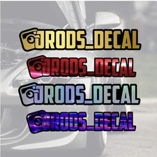 Social media vinyl decal, car decal, JDM, custom vinyl decal, decal, Instagram
