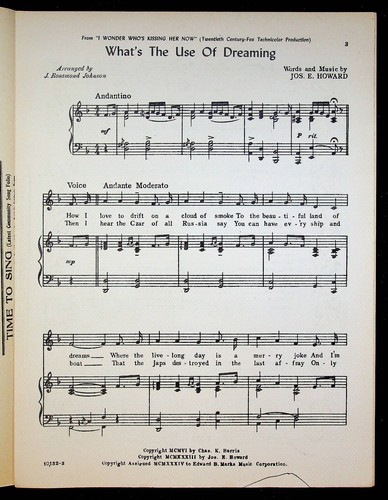 1947 I Wonder Who's Kissing Her Now w/ June Haver Mark Stevens Movie Sheet Music - Picture 2 of 3
