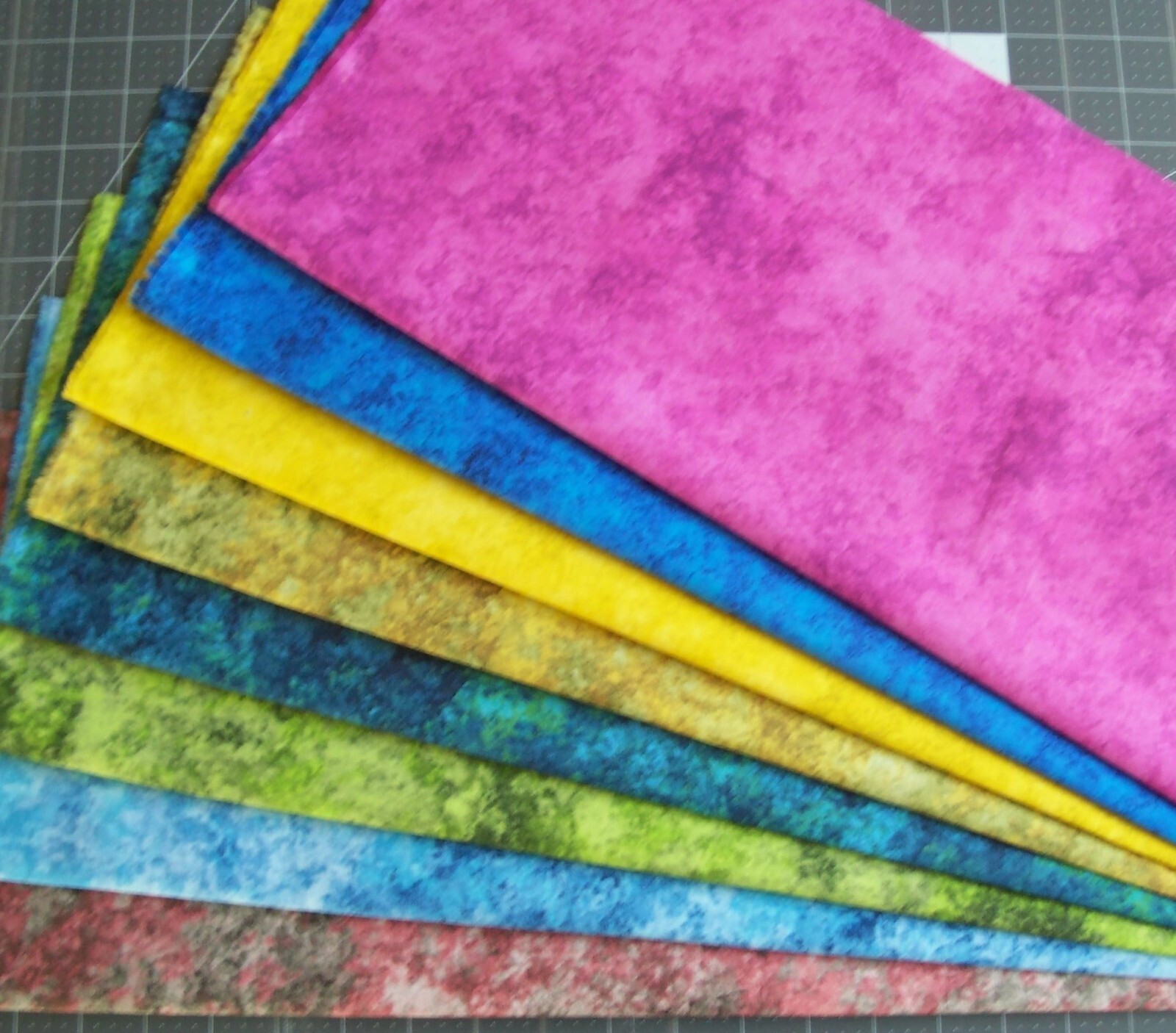 8 Earth Jewels colors Marble Blenders Fat Quarters Bundle Fabric eBay