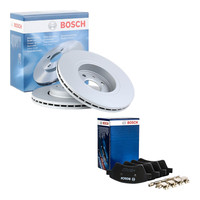 Bosch Bremsen Kit Vorderachse Renault Kangoo Scenic II Bremsscheiben + BeläGe