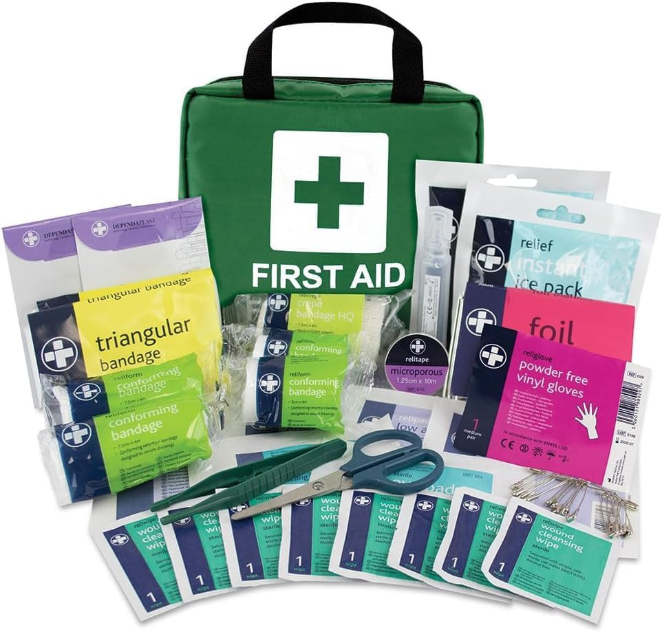 Lewis-Plast Premium First Aid Kit for Home Car Holiday and Workplace - Includes