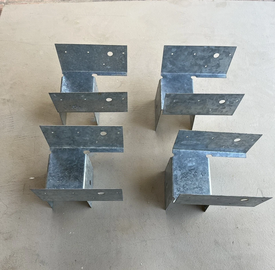 4 Simpson сильные галстуки ПК серии NER-443 4 X 6 post 6 X луч конец крышка новый - выветренный - Изображение 3 из 4