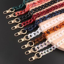 Replacement Women Retro Acrylic Purse Chain Strap Shoulder Crossbody Handbag Bag